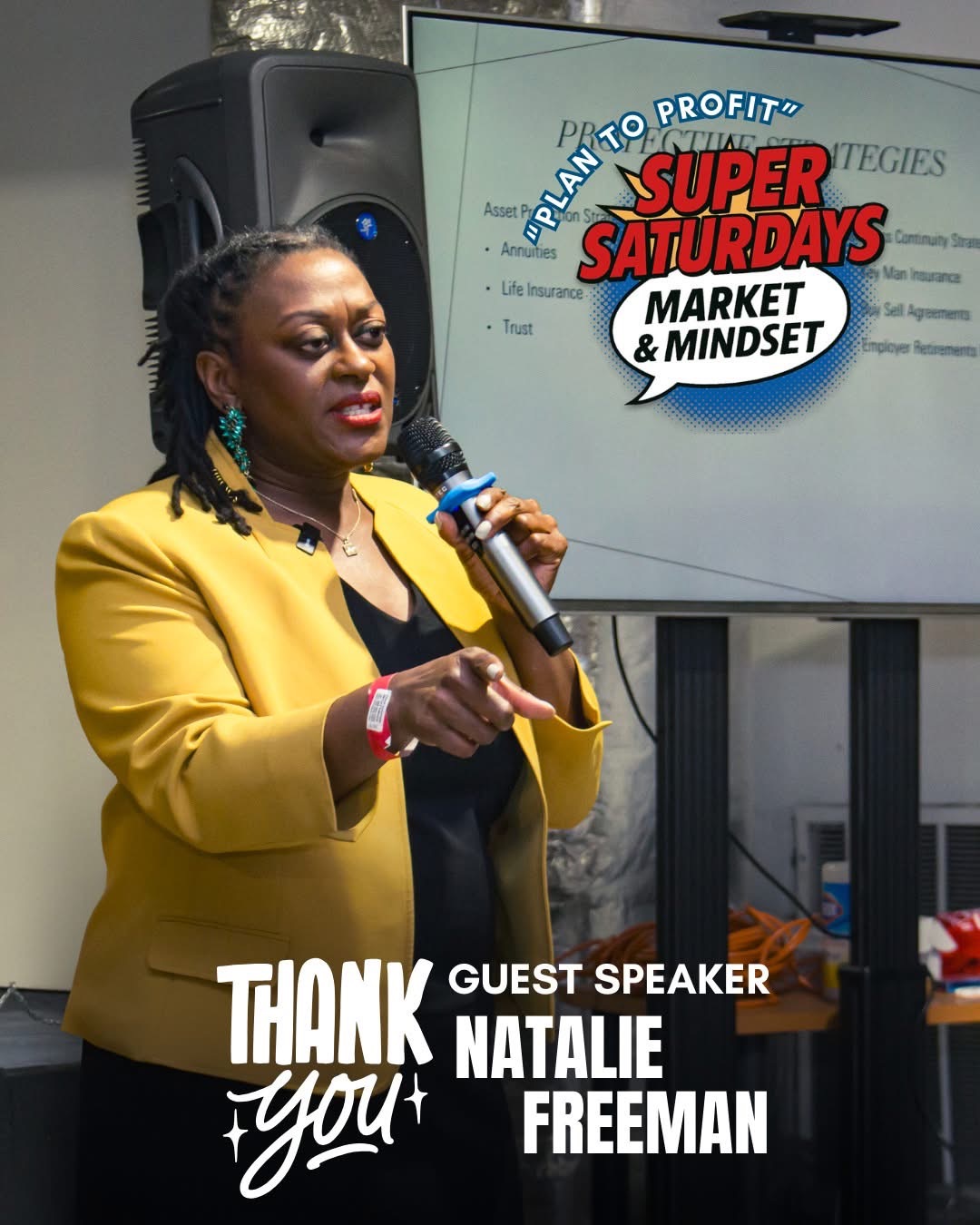 Natalie Freeman as guest speaker at Super Saturdays — Plan to Profit